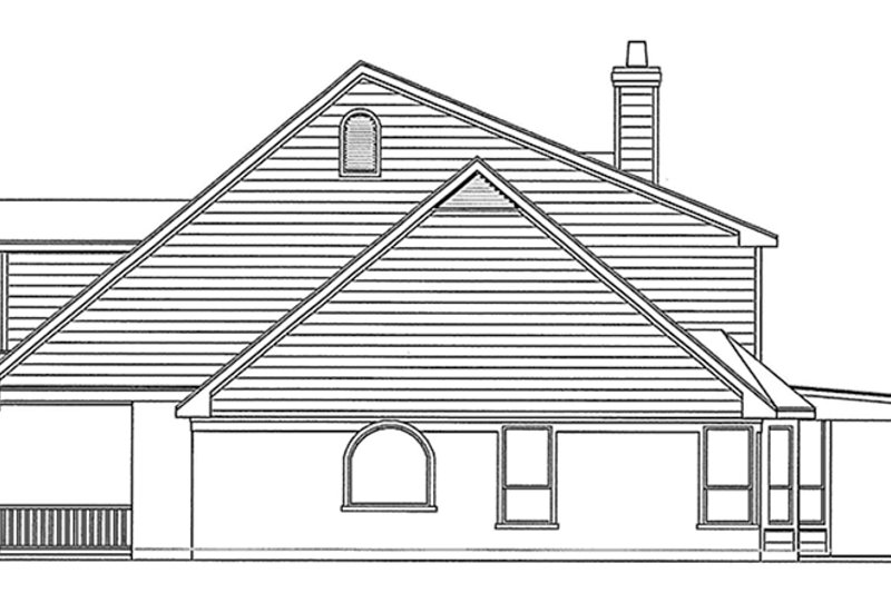 Architectural House Design - Exterior - Other Elevation for Country House Plan #472-230 - 4 bed, 3.5 bath