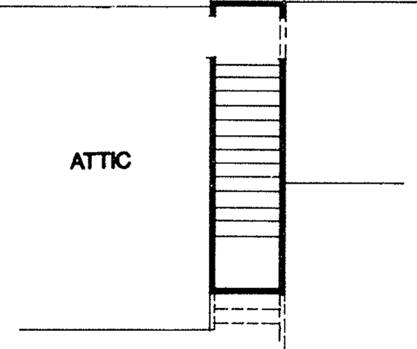 House Design - Ranch Floor Plan - Upper Floor Plan #472-208