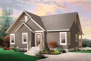 Bungalow Style House Plan - 2 Beds 1 Baths 1324 Sq/Ft Plan #23-2262 