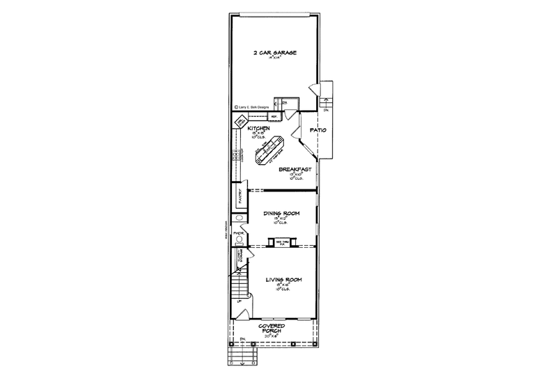 Home Plan - Floor Plan - Main Floor for Country House Plan #952-263 - 3 bed, 2.5 bath