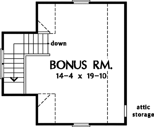 House Plan Design - Country Floor Plan - Upper Floor Plan #929-266
