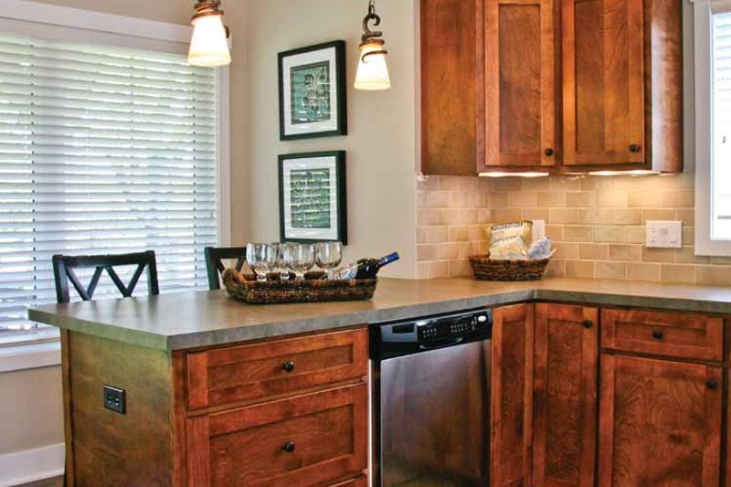 House Blueprint - Interior - Kitchen for Craftsman House Plan #928-196 - 2 bed, 2.5 bath