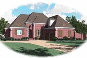 Traditional Style House Plan - 3 Beds 3 Baths 3335 Sq/Ft Plan #81-353 Exterior 