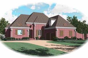 Traditional Exterior - Front Elevation Plan #81-353