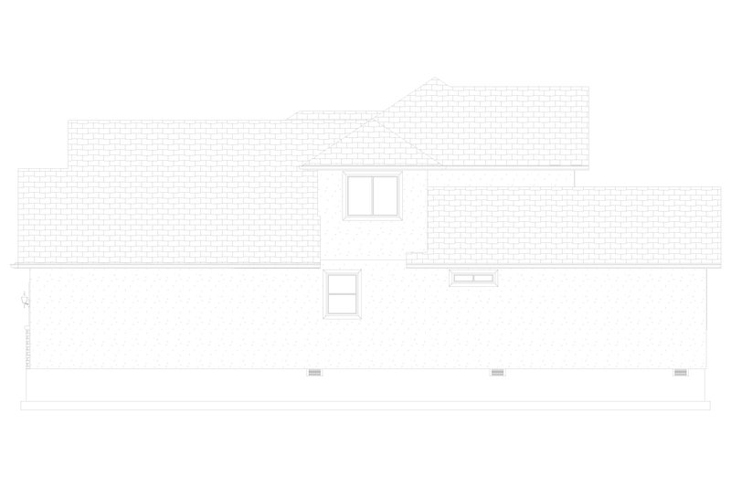 House Plan Design - Exterior - Other Elevation 3 for Craftsman House Plan #1060-52 - 4 bed, 2.5 bath