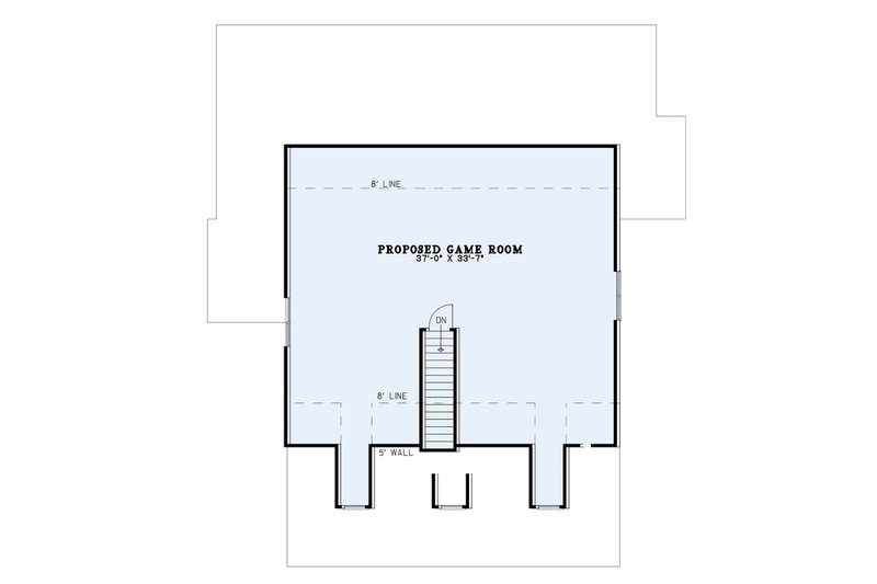 Architectural House Design - Floor Plan - Upper Floor for Country House Plan #17-2741 - 4 bed, 3 bath