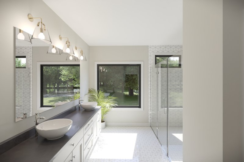 House Blueprint - Interior - Master Bathroom for Farmhouse House Plan #1089-45 - 3 bed, 2.5 bath