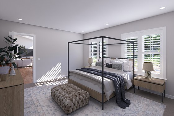 Interior - Master Bedroom 1 for Barndominium House Plan #1060-292 - 3 bed, 3.5 bath