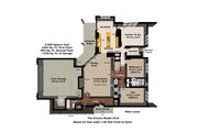 Modern Style House Plan - 4 Beds 4.5 Baths 2568 Sq/Ft Plan #489-16 