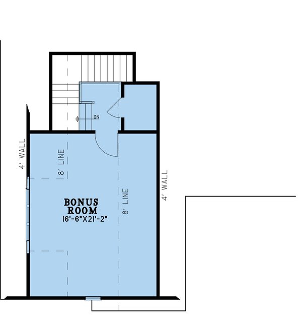 Cottage Floor Plan - Upper Floor Plan #923-263