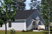 Cottage Style House Plan - 2 Beds 2 Baths 1320 Sq/Ft Plan #513-2340 