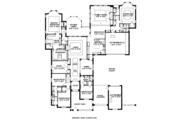 European Style House Plan - 4 Beds 4 Baths 4391 Sq/Ft Plan #141-235 