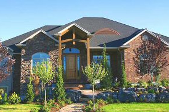 Exterior - Other Elevation for European House Plan #5-229 - 3 bed, 2 bath