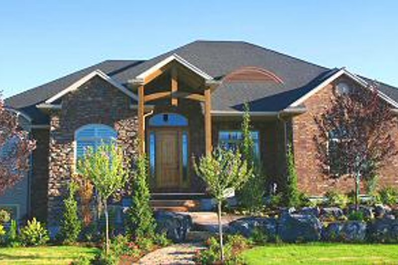 Architectural House Design - Exterior - Other Elevation for European House Plan #5-229 - 3 bed, 2 bath