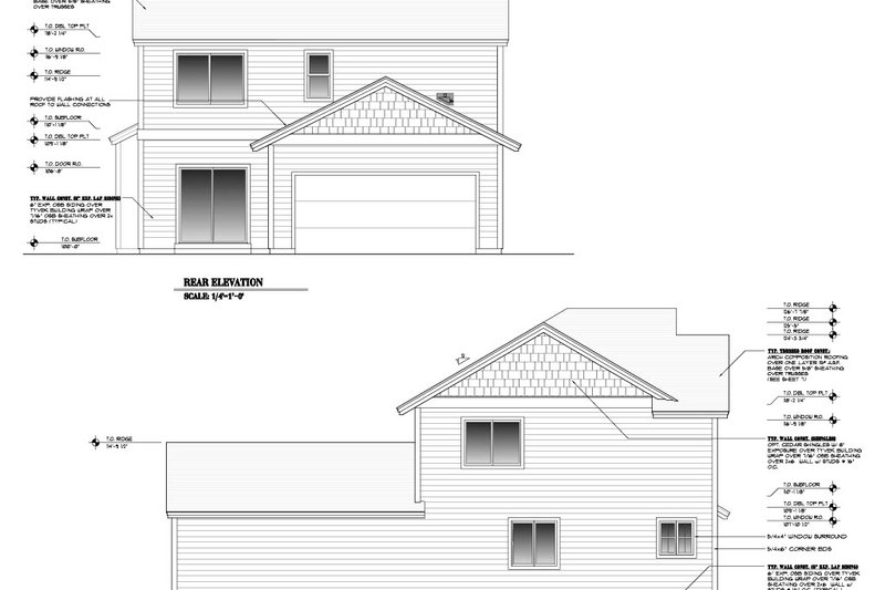 House Design - Exterior - Other Elevation 1 for Craftsman House Plan #53-730 - 3 bed, 2.5 bath