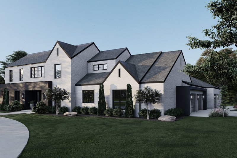 House Blueprint - Exterior - Other Elevation 2 for Contemporary House Plan #923-210 - 5 bed, 4.5 bath