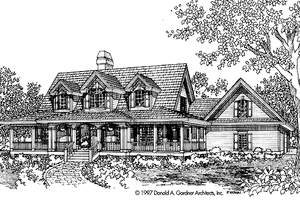 Exterior - Front Elevation for Victorian House Plan #929-289 - 3 bed, 2.5 bath