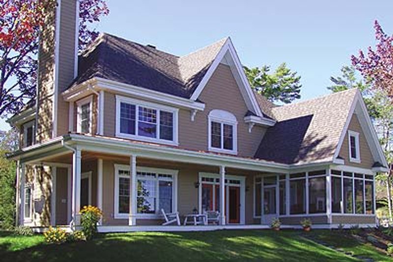 House Blueprint - Photo 7 for Farmhouse House Plan #23-877 - 4 bed, 2 bath