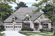 Mediterranean Style House Plan - 3 Beds 2 Baths 1575 Sq/Ft Plan #927-232 