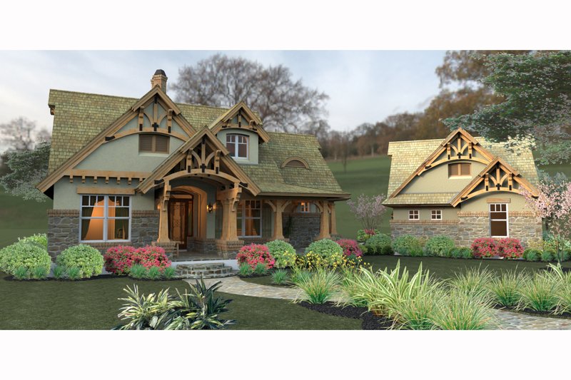 Architectural House Design - Exterior - Other Elevation 7 for Craftsman House Plan #120-174 - 3 bed, 2 bath