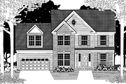 Country Style House Plan - 4 Beds 2.5 Baths 2729 Sq/Ft Plan #1053-31 Exterior 