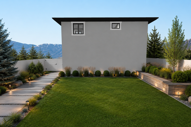 Architectural House Design - Exterior - Rear Elevation for Mediterranean House Plan #1060-494 - 1 bed, 2 bath