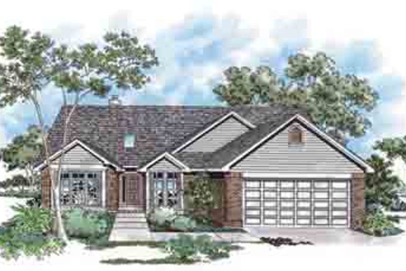 Dream House Plan - Traditional Exterior - Front Elevation Plan #48-193