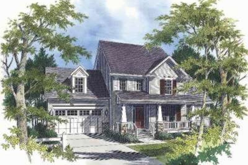 Dream House Plan - Craftsman Exterior - Front Elevation Plan #48-135