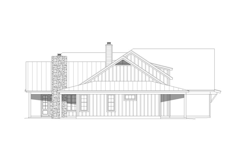 Home Plan - Exterior - Other Elevation for Farmhouse House Plan #932-638 - 2 bed, 4 bath