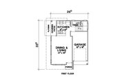 Contemporary Style House Plan - 2 Beds 2.5 Baths 1017 Sq/Ft Plan #472-449 