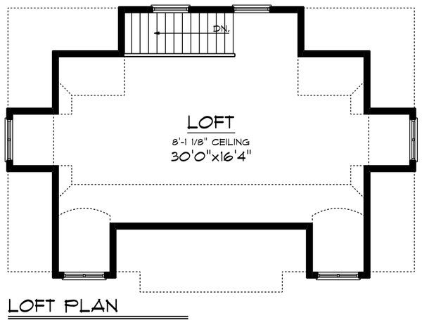 House Plan Design - Cottage Floor Plan - Upper Floor Plan #70-1409