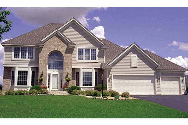Dream House Plan - Exterior - Front Elevation 3 for Traditional House Plan #51-921 - 4 bed, 2.5 bath