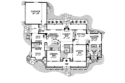 Country Style House Plan - 4 Beds 3.5 Baths 3112 Sq/Ft Plan #72-1007 Floor 