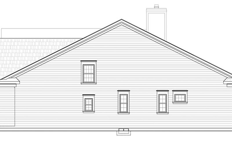 Home Plan - Exterior - Other Elevation for Country House Plan #20-2252 - 3 bed, 3 bath