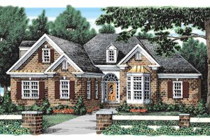 Traditional Exterior - Front Elevation Plan #927-921