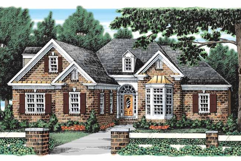 Home Plan - Traditional Exterior - Front Elevation Plan #927-921