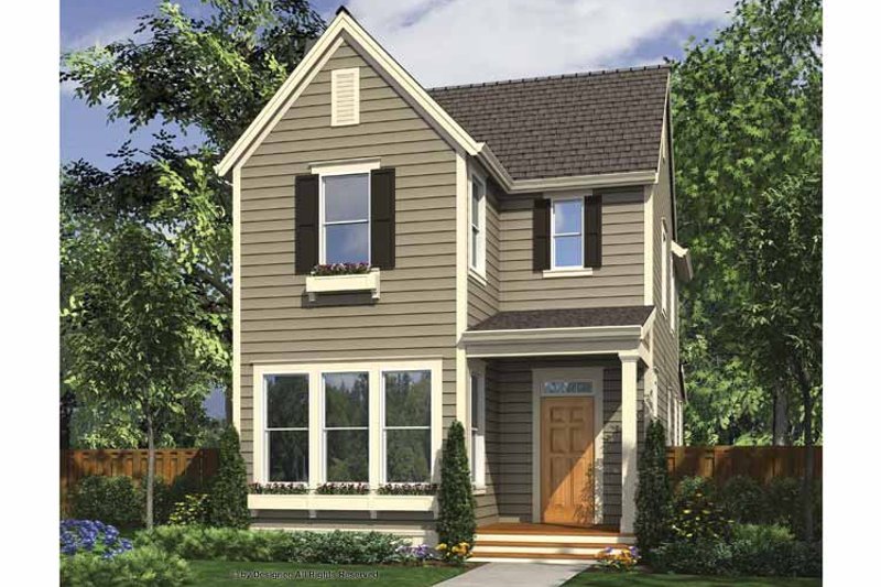 Home Plan - Exterior - Front Elevation 3 for Country House Plan #48-867 - 3 bed, 2.5 bath