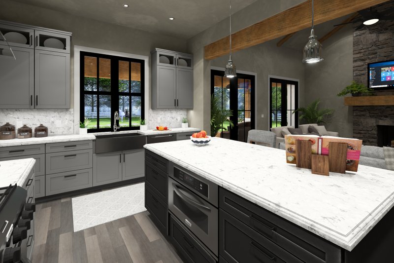 House Design - Interior - Kitchen for Cottage House Plan #120-285 - 3 bed, 2.5 bath