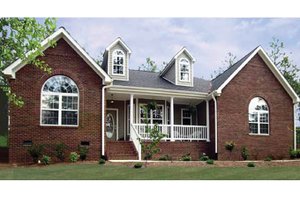 House Blueprint - Country Exterior - Front Elevation Plan #314-186