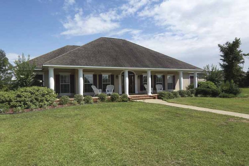 Home Plan - Exterior - Front Elevation 3 for Country House Plan #44-202 - 4 bed, 3.5 bath