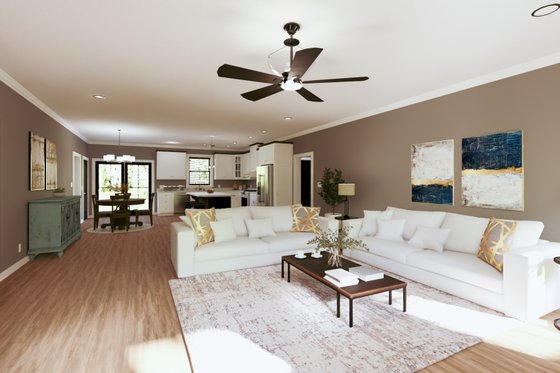 Interior - Kitchen 1 for Farmhouse House Plan #44-283 - 3 bed, 2 bath