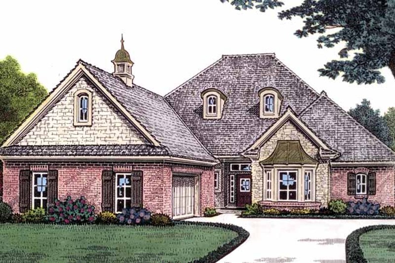 Home Plan - Country Exterior - Front Elevation Plan #310-1230