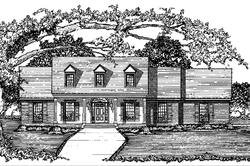 Dream House Plan - Classical Exterior - Front Elevation Plan #36-526
