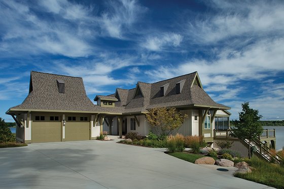 Exterior - Front Elevation 4 for Craftsman House Plan #928-252 - 6 bed, 4.5 bath