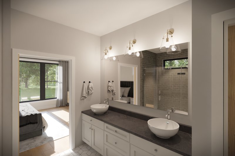 Dream House Plan - Interior - Master Bathroom 1 for Farmhouse House Plan #1089-42 - 3 bed, 2.5 bath