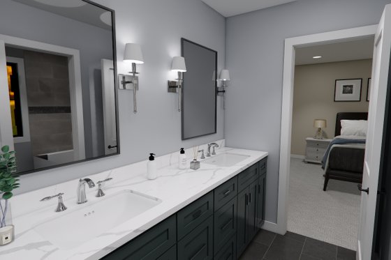 Interior - Bathroom for Farmhouse House Plan #51-1363 - 4 bed, 3.5 bath