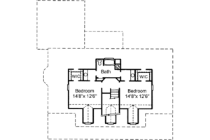 Floor Plan - Upper Floor for Country House Plan #37-120 - 4 bed, 3 bath