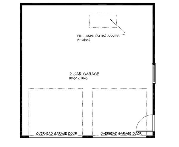 Country Floor Plan - Main Floor Plan #477-1