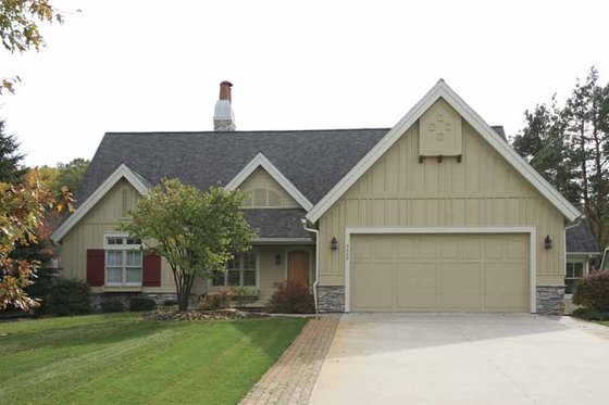 Exterior - Front Elevation 4 for European House Plan #928-156 - 3 bed, 2.5 bath