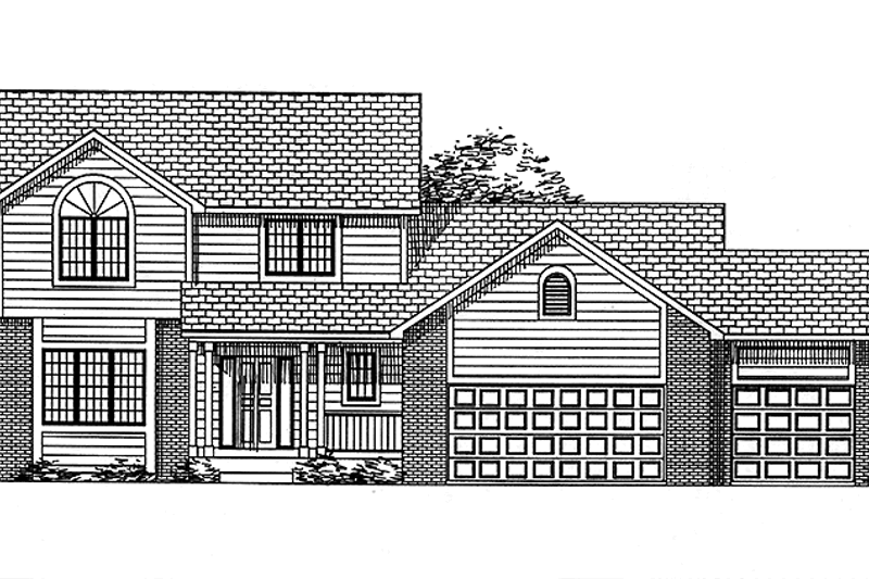 Home Plan - Country Exterior - Front Elevation Plan #320-1040